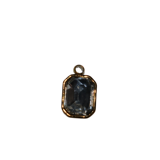Rectangle Gem Charm