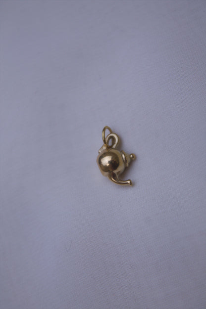 Classic Gold Teapot Charm