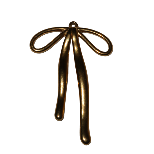 Dramatic Bow Charm