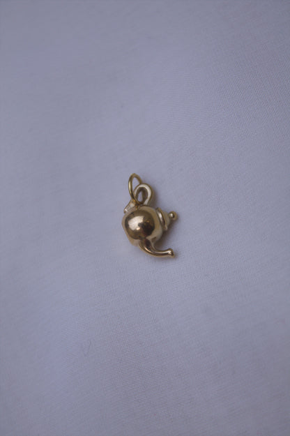 Classic Gold Teapot Charm