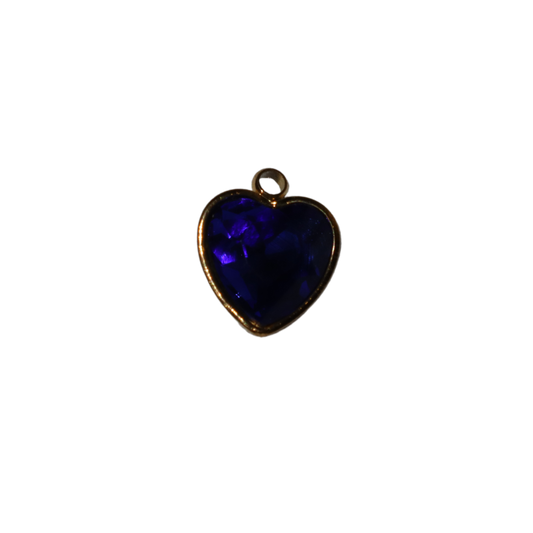 Heart  Gem Charm