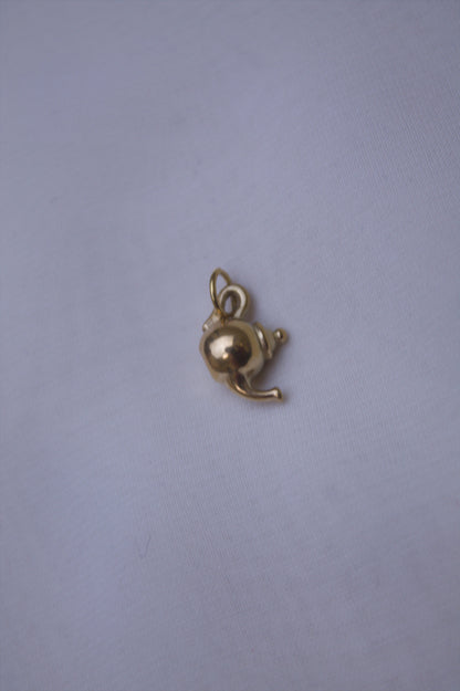 Classic Gold Teapot Charm