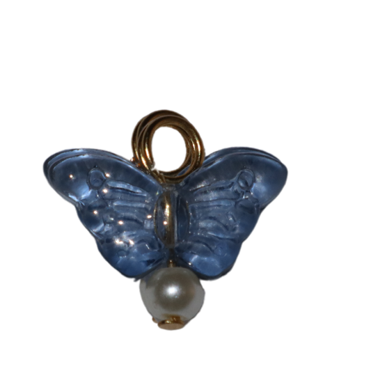Glass Butterfly Charm