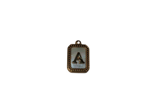 Mother of Pearl Initial Charms