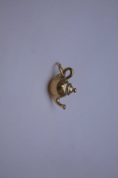 Classic Gold Teapot Charm