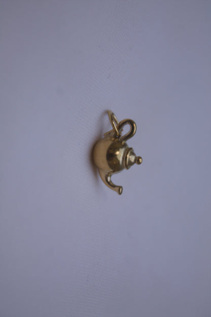 Classic Gold Teapot Charm