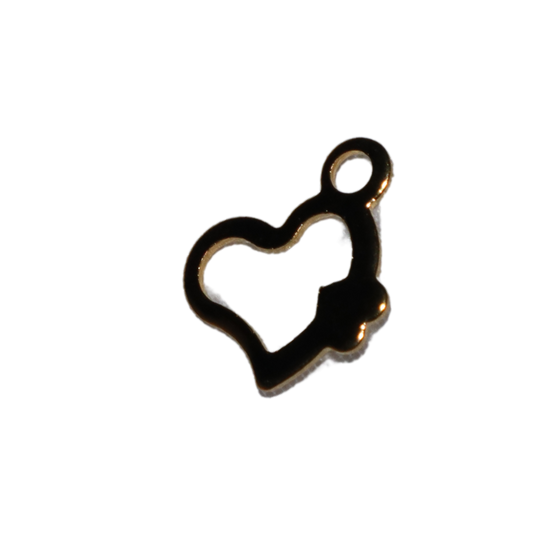 Double Heart Charm