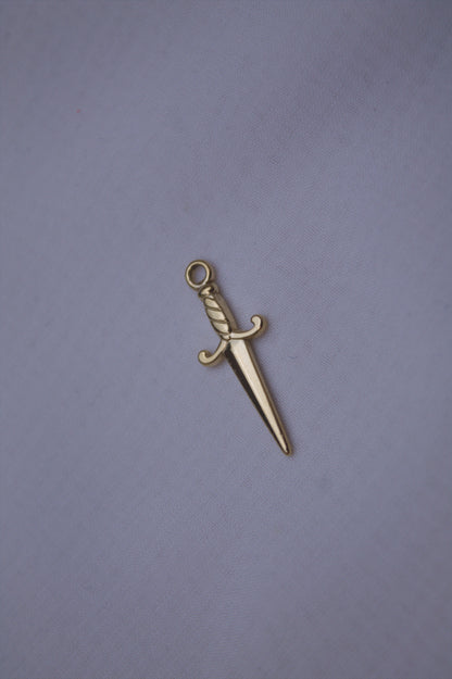 Classic Gold Dagger Charm