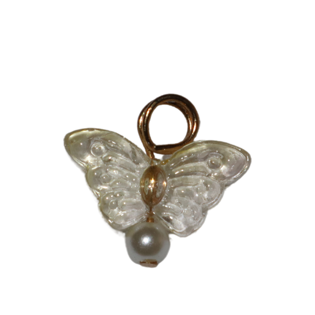 Glass Butterfly Charm