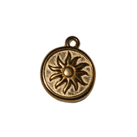 Sun Coin Charm