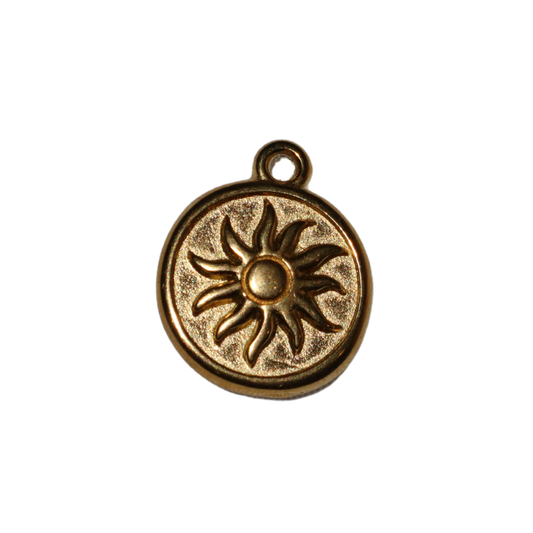 Sun Coin Charm