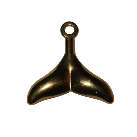 Smooth Whale Tale Charm