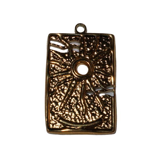 Rectangle Sun Charm