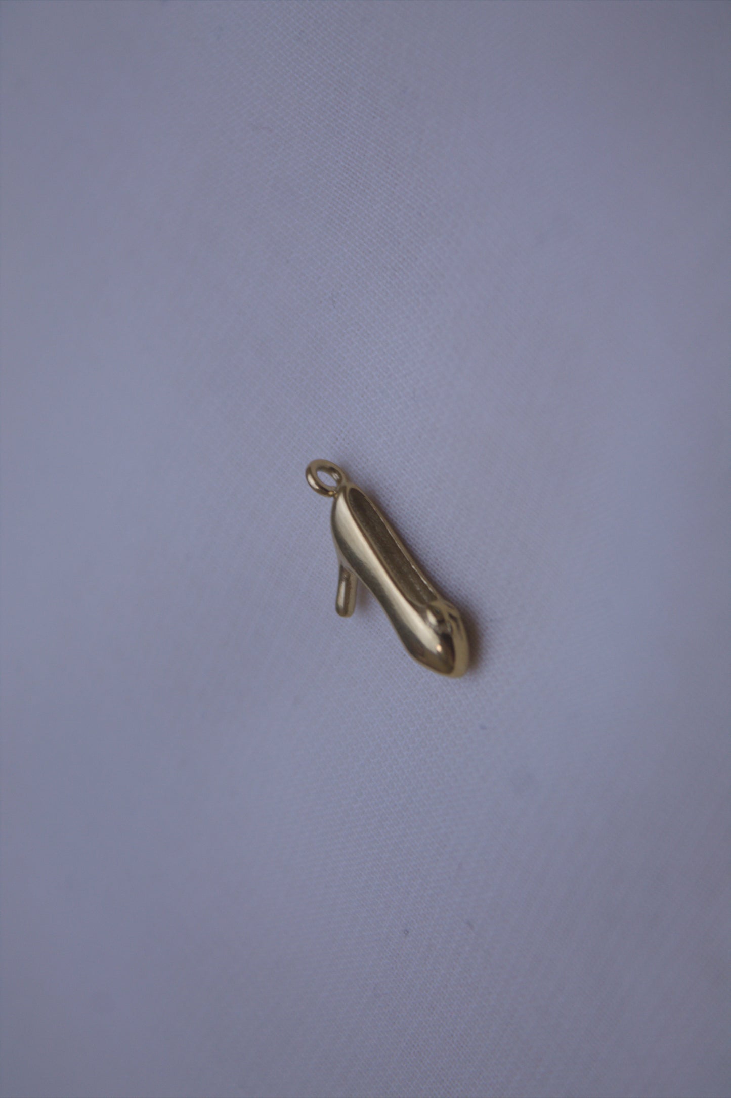 Classic Gold Slipper Shoe Charm