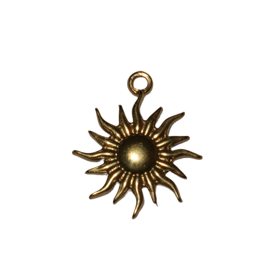 Wavy Sun Charm
