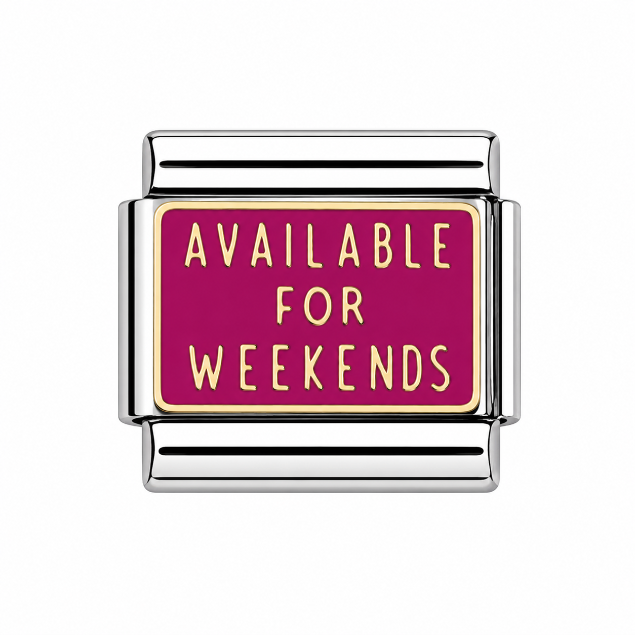 Available for weekends Italian Charm — Silver