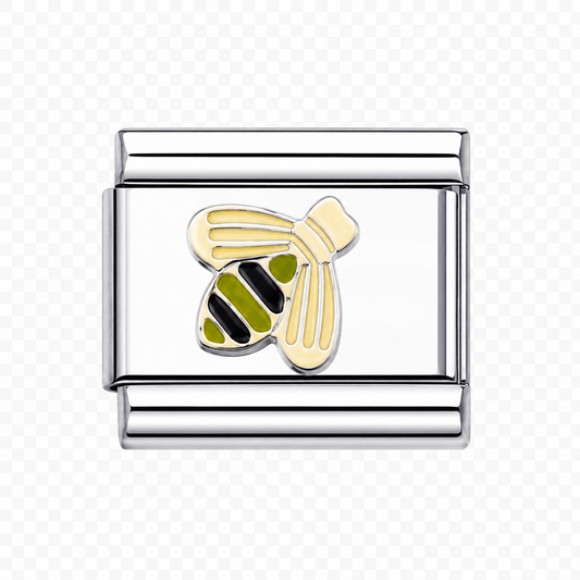 Bee Italian Charm — Silver