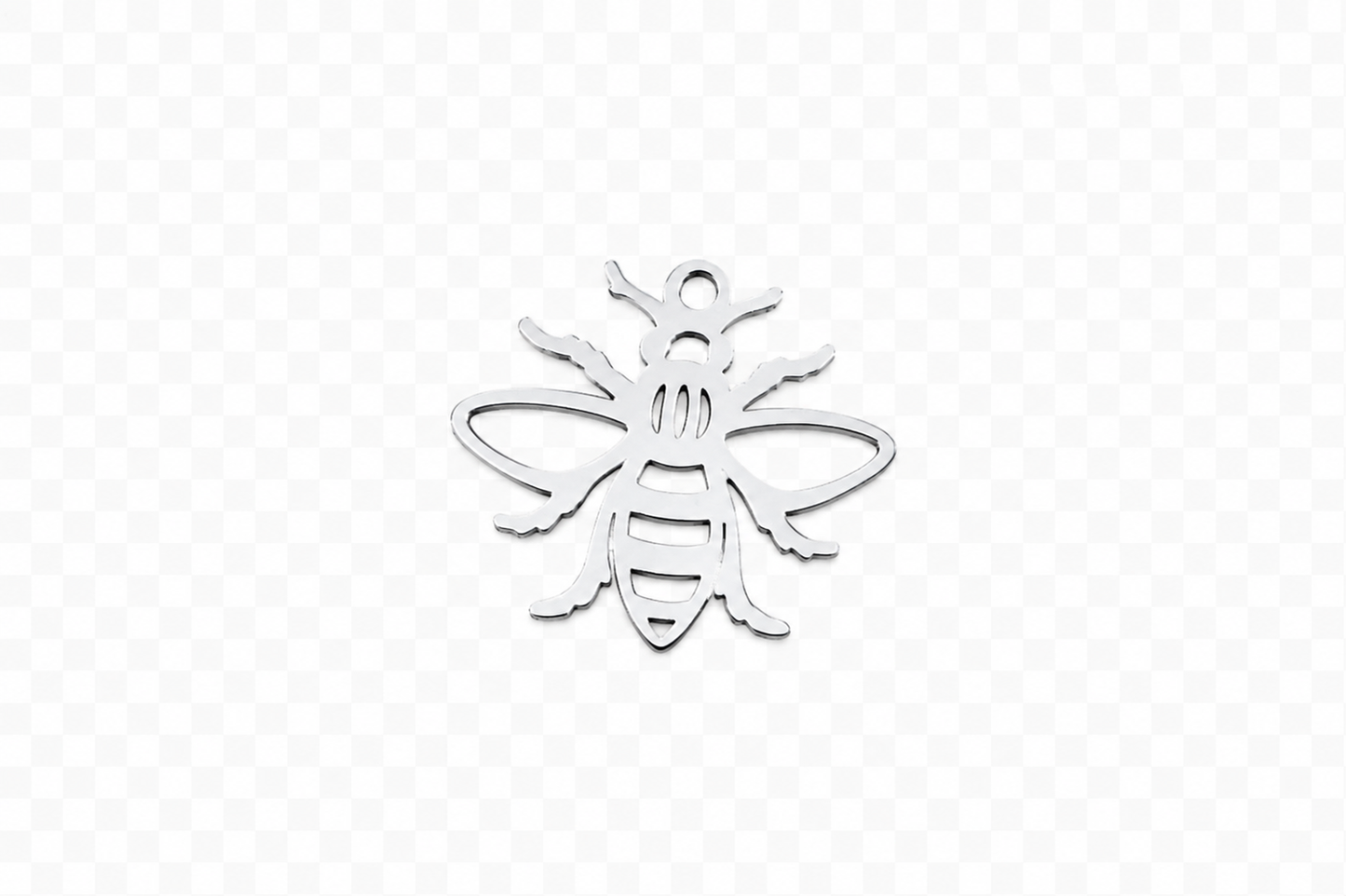 Classic Silver Bee Charm