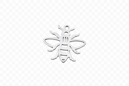 Classic Silver Bee Charm