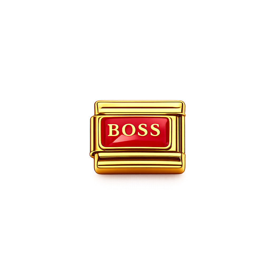 Boss Italian Charm — Gold