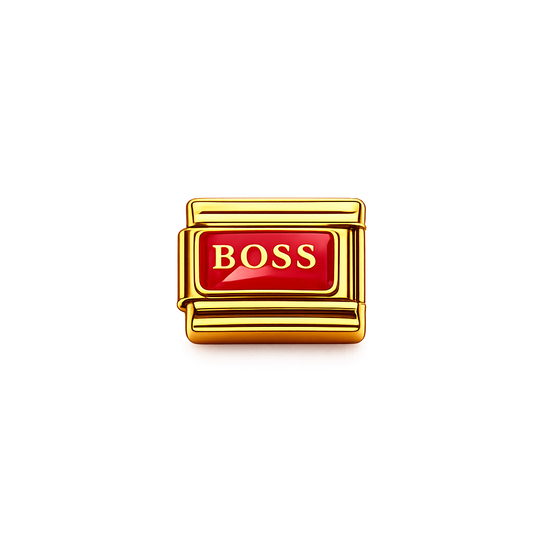 Boss Italian Charm — Gold