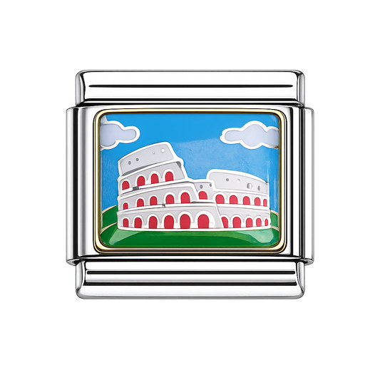 Colosseum Italian Charm — Silver