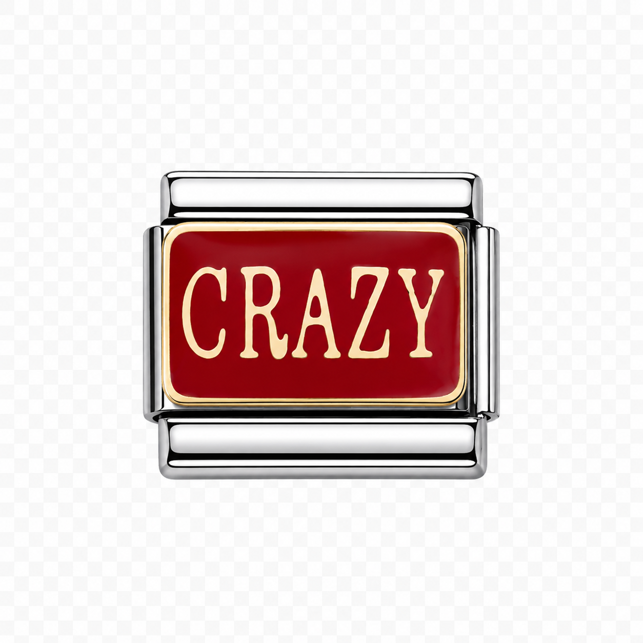 Crazy Italian Charm — Silver