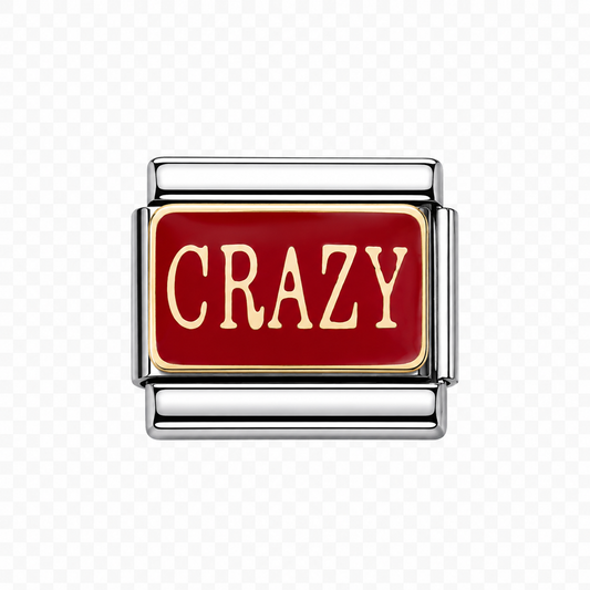 Crazy Italian Charm — Silver
