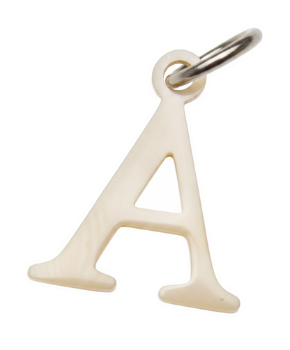 Elegant Initial Charm Gold A