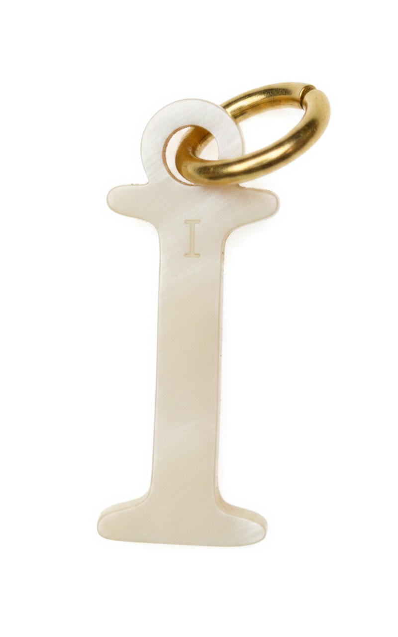 Elegant Initial Charm Gold I