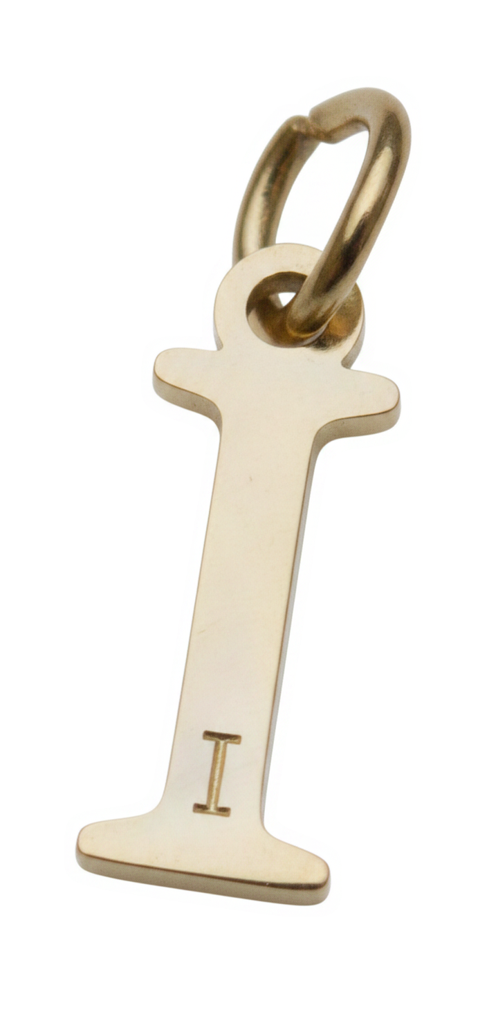 Elegant Initial Charm Gold I