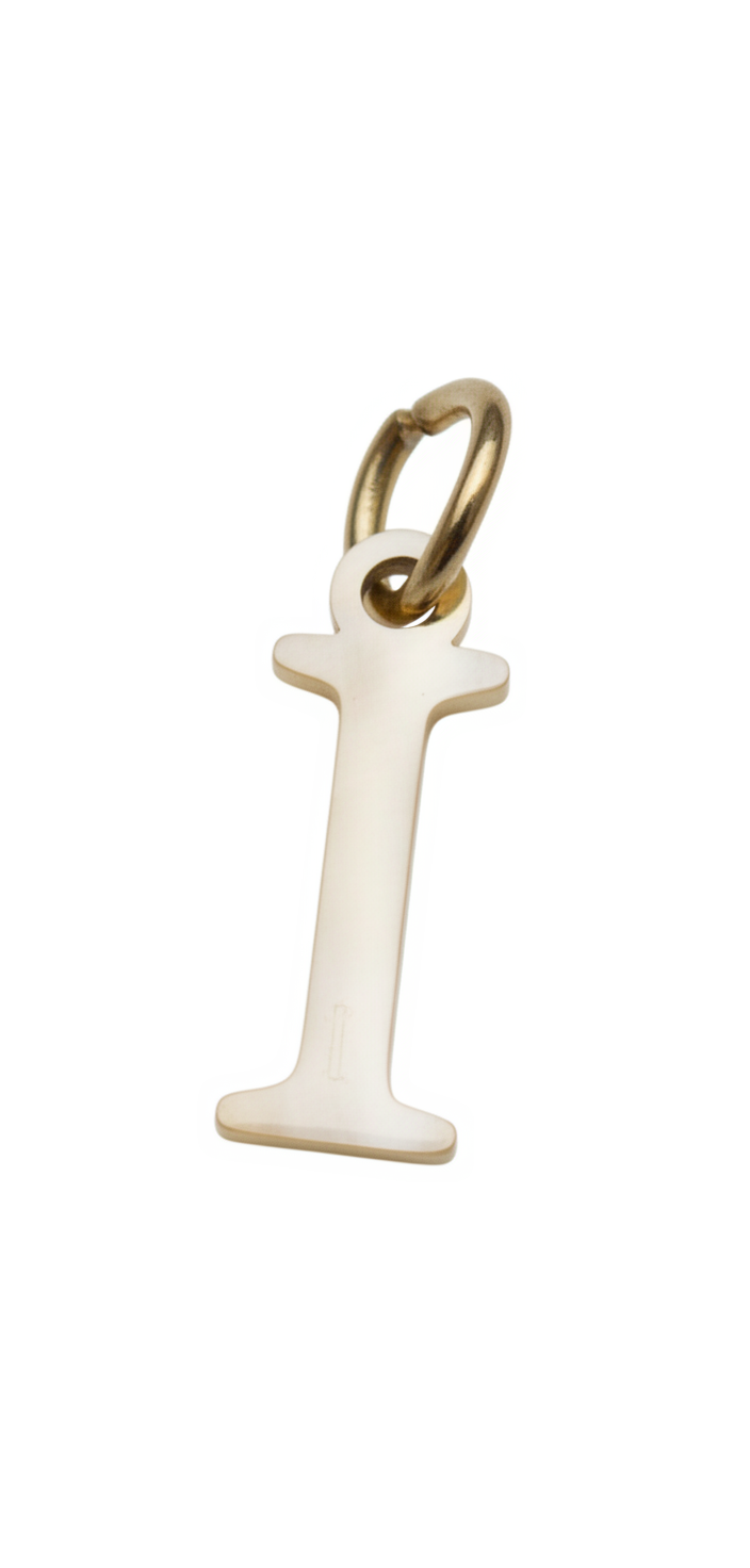 Elegant Initial Charm Gold I