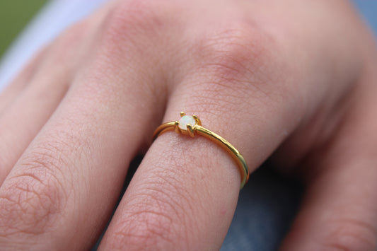 Opal Dot Ring