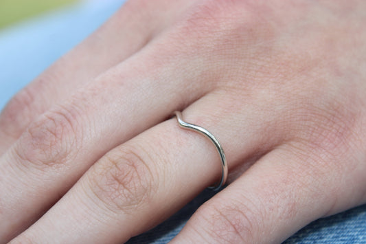 Wishbone Silver Ring