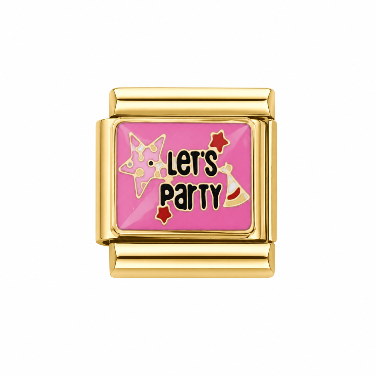 Lets Party Italian Charm — Gold