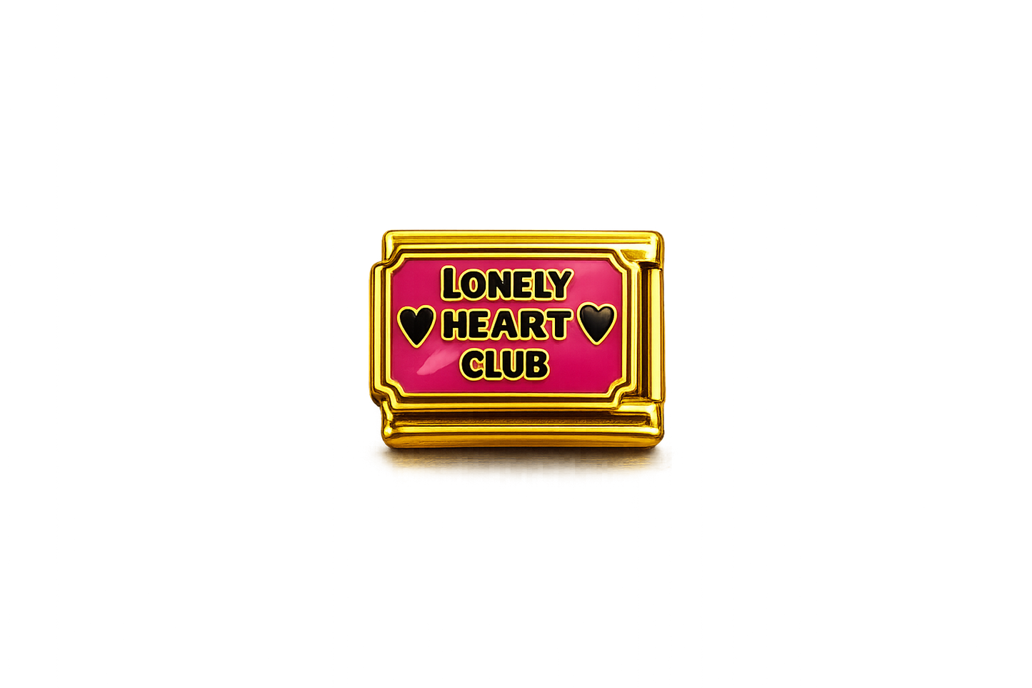 'Lonely Hearts Club' Italian Charm