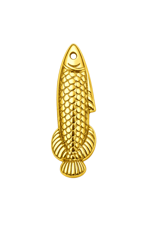 Classic Gold Long 3D Fish