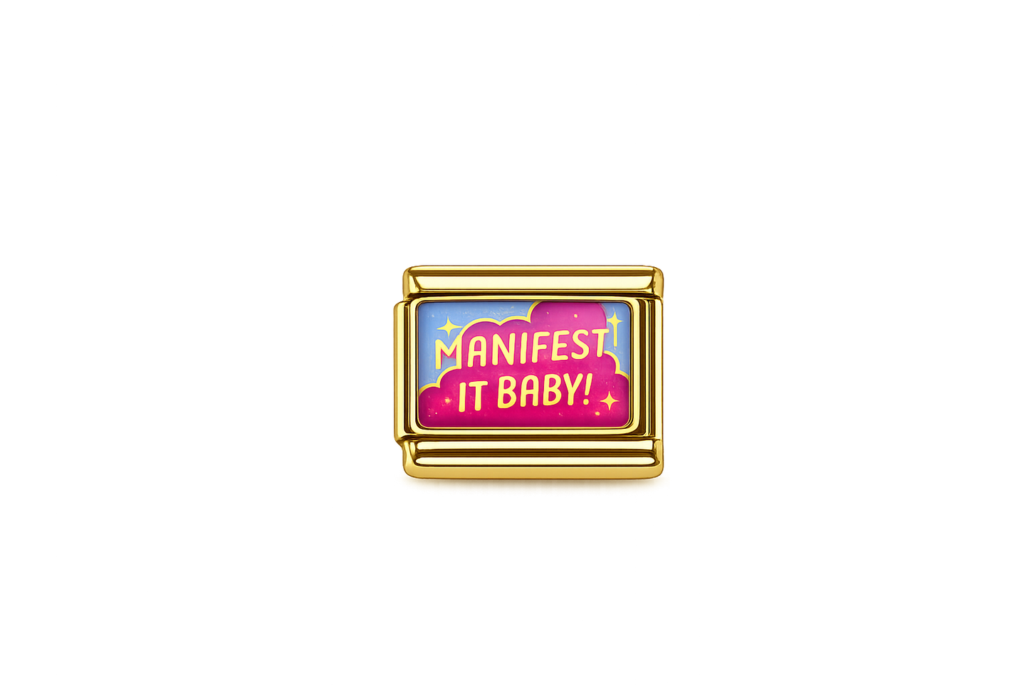 'Manifest it Baby' Italian Charm