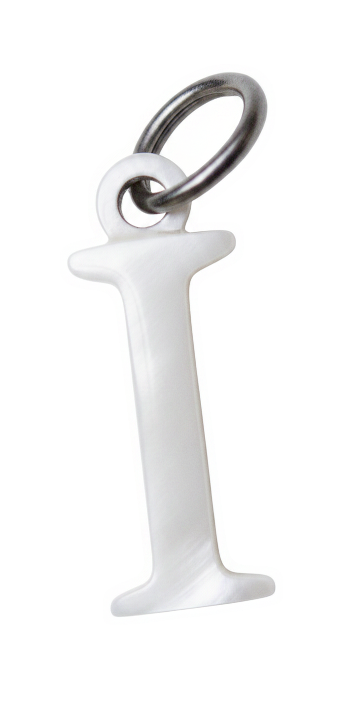 Elegant Initial Charm Silver I