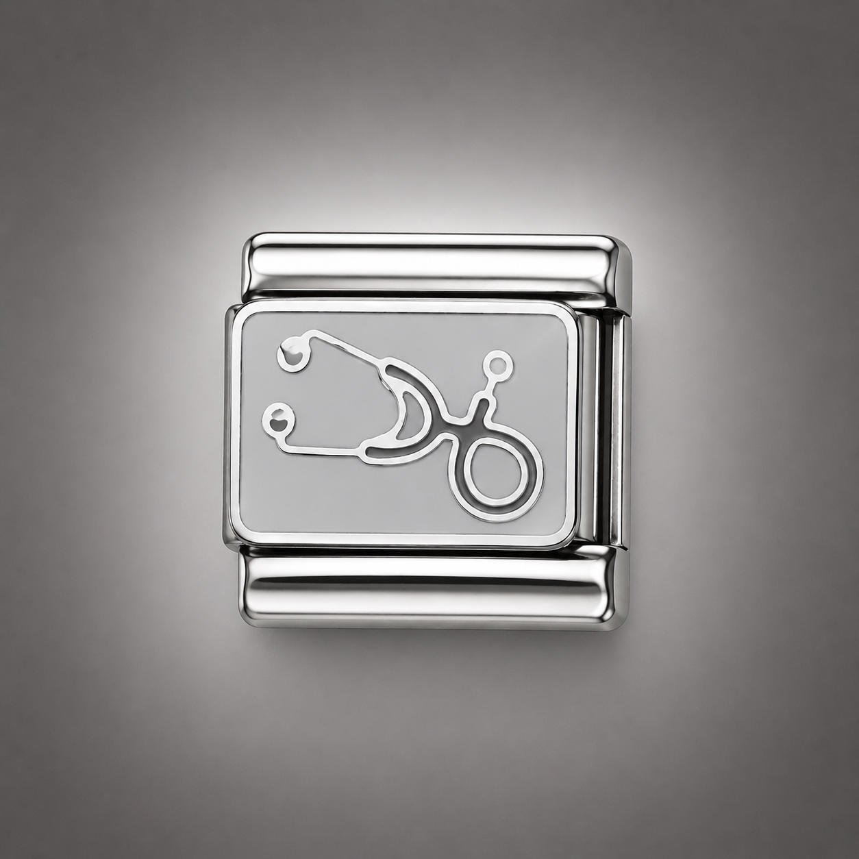 Sethoscope Italian Charm — Silver