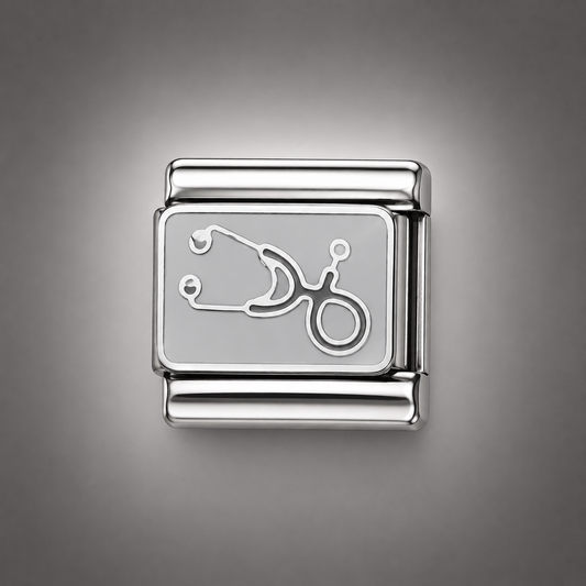 Sethoscope Italian Charm — Silver