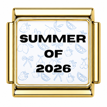 Summer of 2026 Italian Charm — Gold