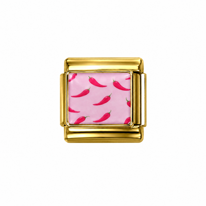 Chilli pepper group Italian Charm — Gold