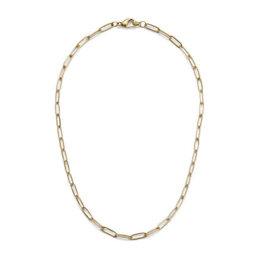 Chunky Gold Paperclip Necklace