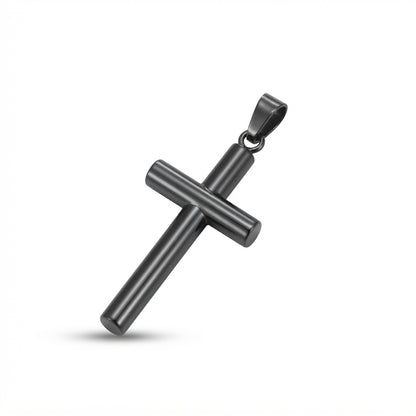 Classic Black Cross Charm