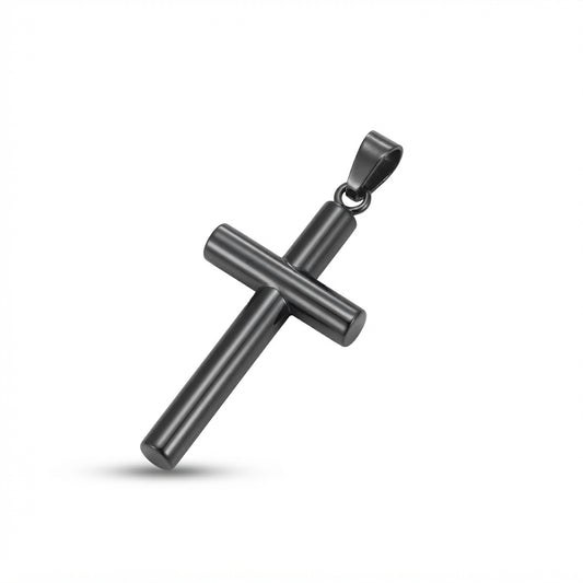 Classic Black Cross Charm