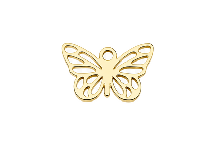 Classic Gold Butterfly Charm
