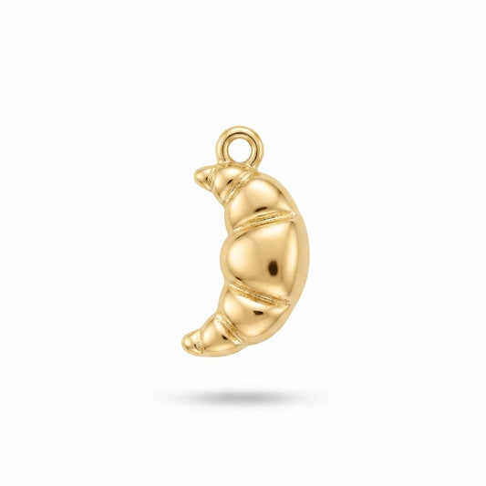 Classic Gold Croissant Charm
