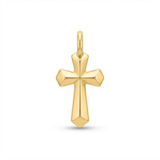 Classic Gold Cross Charm