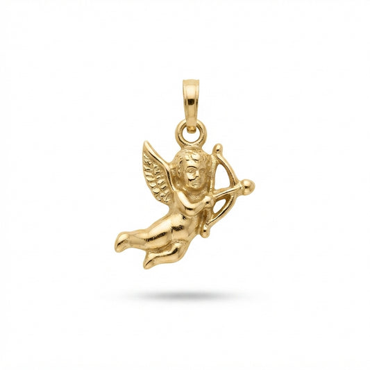 Classic Gold Cupid Angel Charm